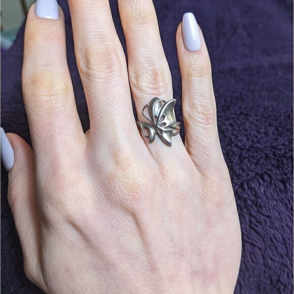 😍 silver butterfly ring  - Picture 4 of 4